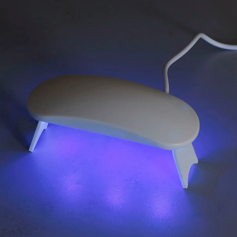 6W 80cm Mini UV LED Lamp USB Charging Gel Polish Curing Machine Nail Dryer