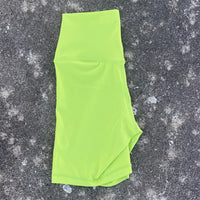 Solid Color Cycling Women Sport Yoga Short leggings Compression Support Sweat-Wickin Comprehensive Training Jog Internal Pocket