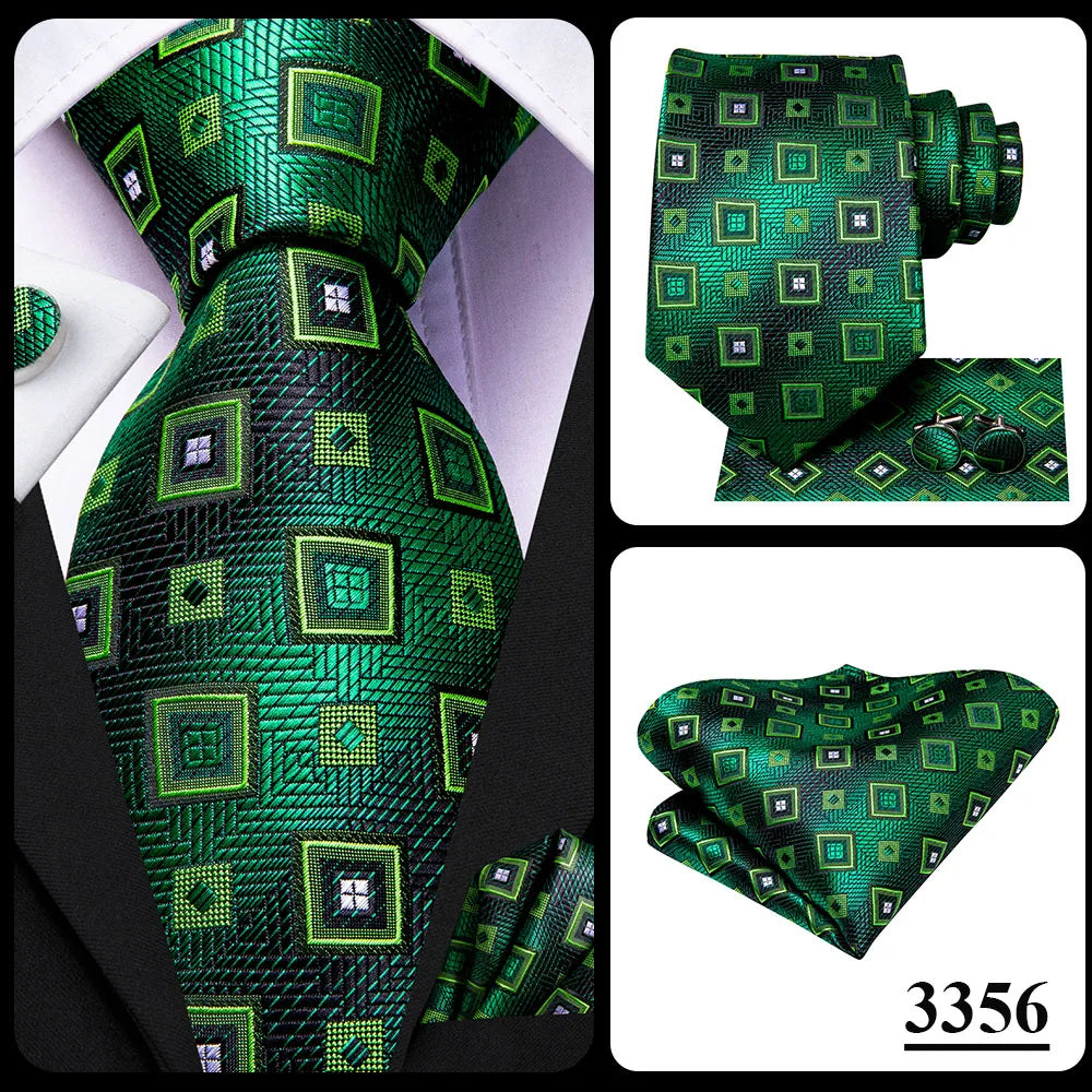 Hi-Tie Blue Business Solid 100% Silk Men's Tie NeckTie 8.5cm Ties for Men Formal Luxury Wedding High Quality Gravata