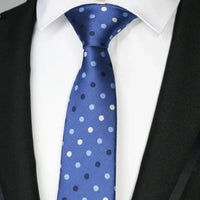 New Slim Narrow Skinny 6CM Mens Necktie Neck Ties For Man Plaids Polka Dot Striped Jacquard Cravat Business Party Corbatas