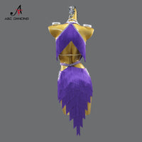 Female Dress Latin Dance Costume Women Competition Party Clothes 2025 New Girls Practice Stage Outfit Parties Ballroom Dancewear