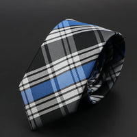 New Men Ties Solid Color Stripe Print Floral 6cm Jacquard Business Neckties Narrow Skinny Tie Wedding Prom Daily Wear Accessory