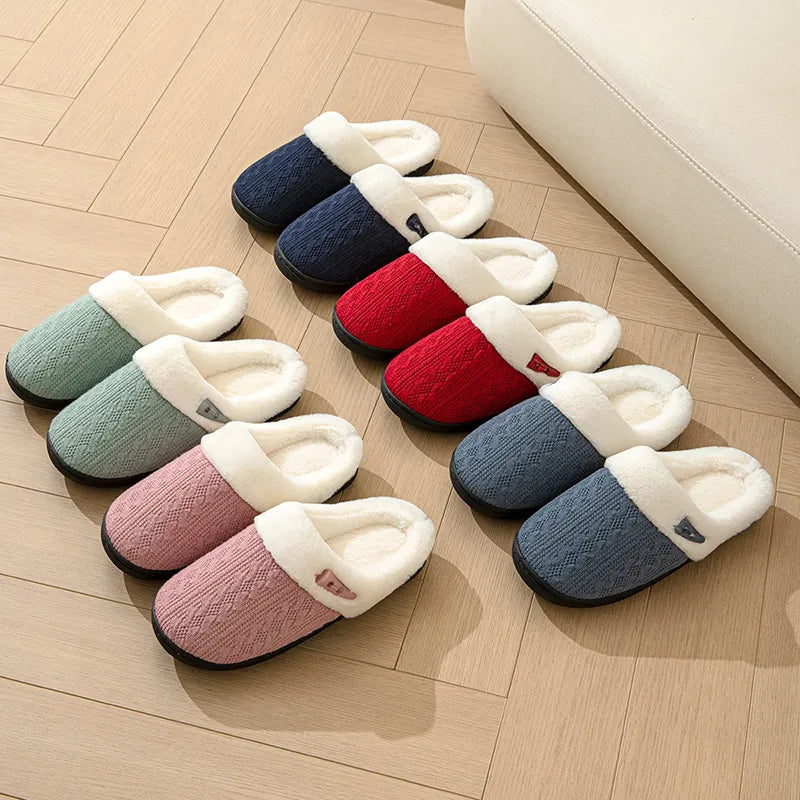 Women's Slippers Home Winter Casual Designer Shoes Ladies 2023 Platform Fluffy Slippers Flat House Daily Warm Fur Slides Couple