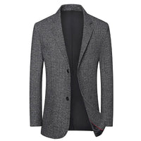 High Quality Blazer Men's British Style Job Interview Elegant Business Fashion High-end Simple Casual Gentleman Suit Jacket