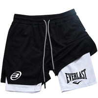 Men's fashionable shorts - Summer comfortable quick-drying sportswear - Men's dual-purpose shorts for fitness and jogging