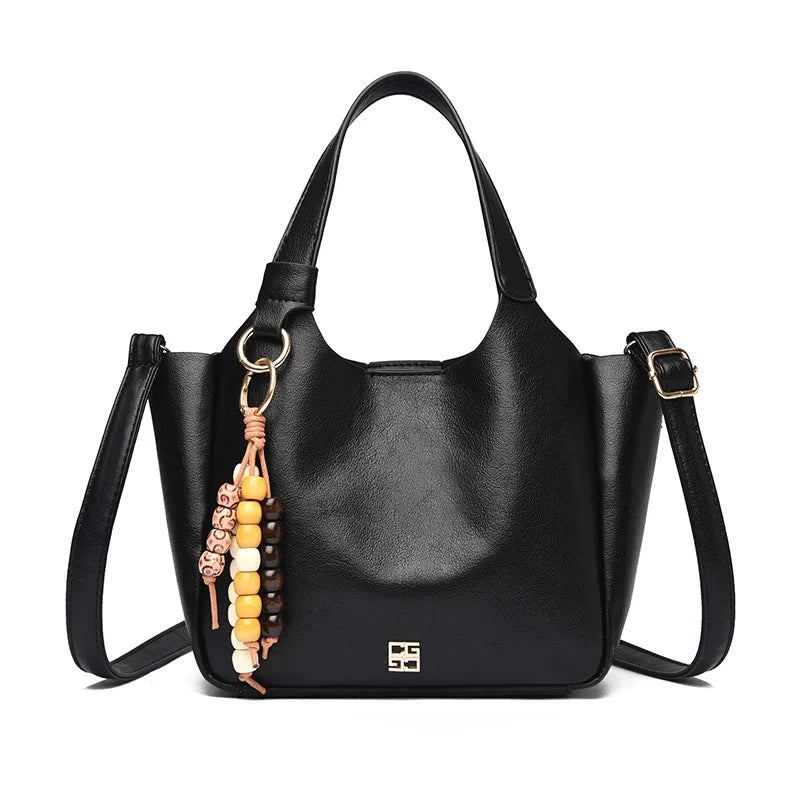 Ladies' light luxury handbag 2026 new high-end designer fashion retro handbag shoulder bag large capacity crossbody bag tote bag