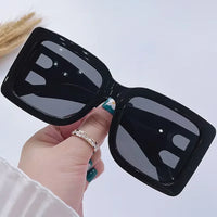 Big Square Luxurious Sunglasses Women Men Brand Designer Fashion Sun Glasses Female Male Casual Punk Mirror Oculos De Sol