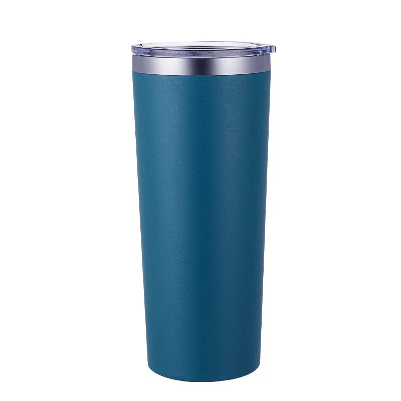Steel Double Wall Coffee Mug 12oz 22oz Water Drinking Mug 350ml 650ml Insulated Thermos Office Car Vacuum Flask