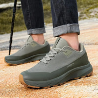 Hiking Shoes for Men Great for Outdoor Sports Autumn Winter Quality Man Trainers for Jogging and Walking Black Green Big Size