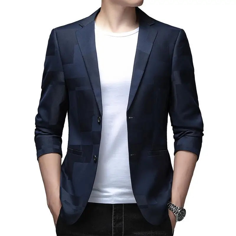 Jacket for Men Plus Big Size Oversize Black Man Suits and Blazers Fashion 2025 Menswear Elegant Clothing Coats High Quality New