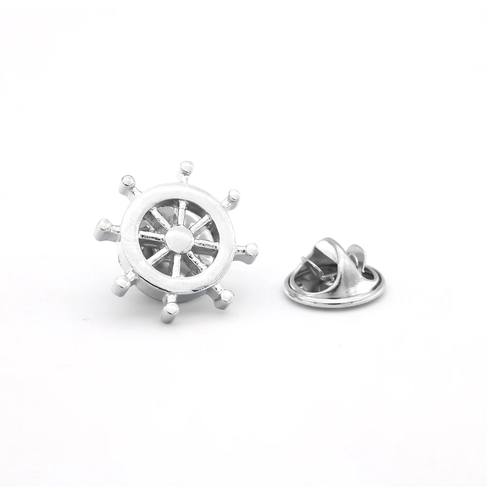 iGame Men's Fashion Brooch Lady's Lapel Pin Clothing Backpack Badge Quality Brass Material Music Car Animal Anchor Poker Design
