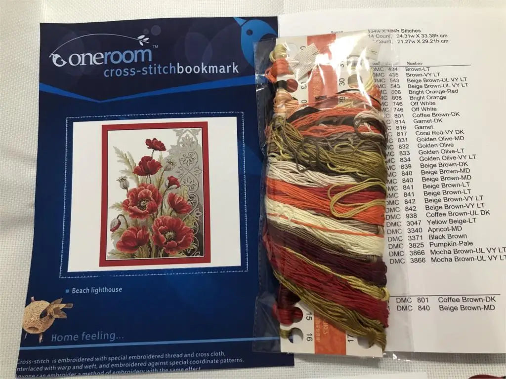 Winter Snow Town 29-29 Cross Stitch Set   Cross-stitch Kit Embroidery Needlework Craft Packages Cotton Fabric Floss