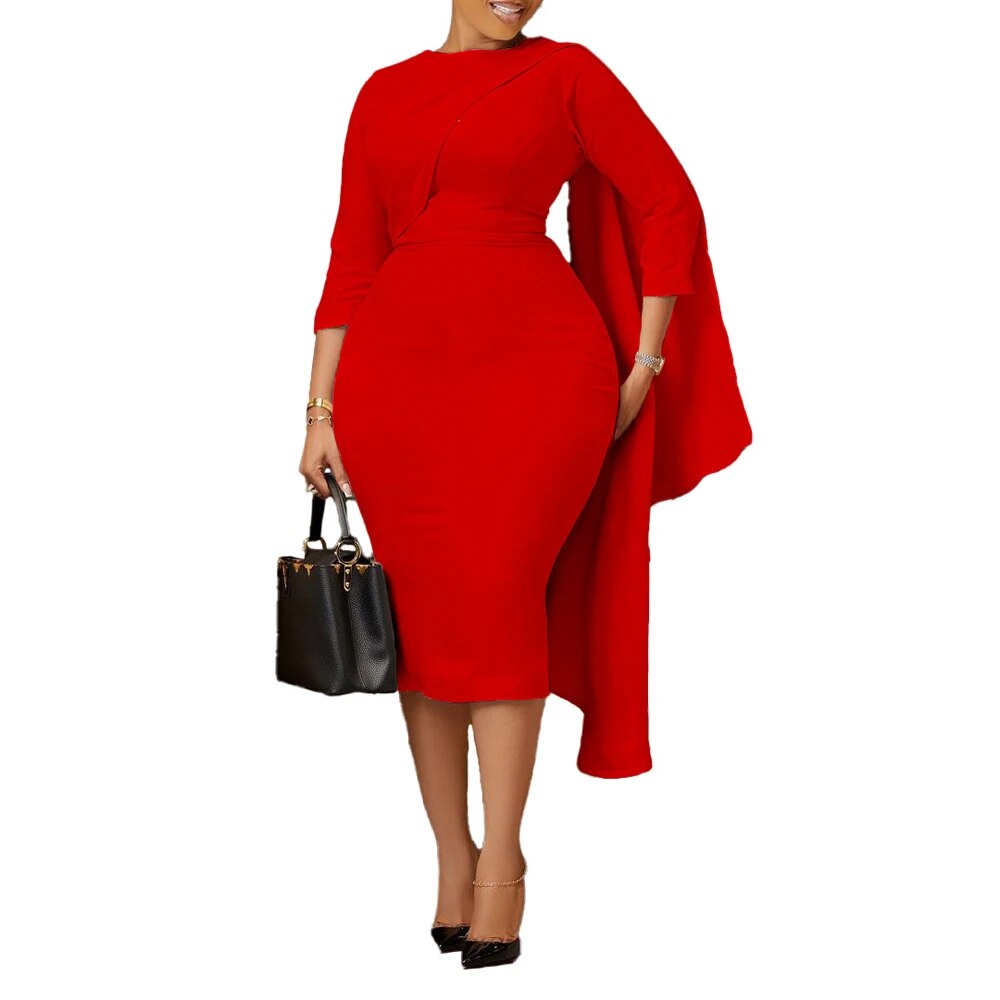 African Dresses New Arrivals 2023 Women Elegant Fashion Pencil Dress 3 –  Mega Mart Center