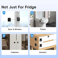 1Pcs Child Safety Lock - Multi-functional Cabinet Locks No Drill Needed for Refrigerator Lock Drawer& Closet  Window Lock Baby