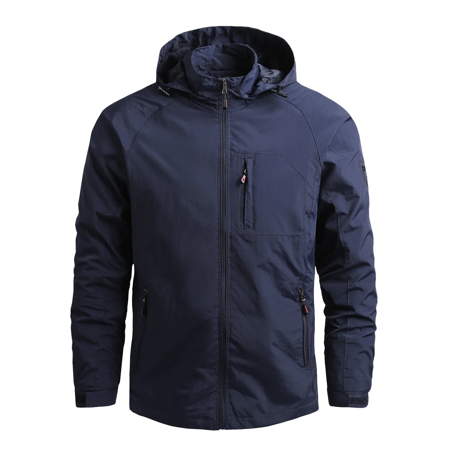 Men Outdoor Hiking Jackets Waterproof Hooded Windbreaker Coat Men 2023 Autumn New Casual Jacket Retro Sports Jackets Men