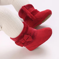 Baby Shoes With Soft Soles For Warmth 0-12 Months Old Baby Cotton Winter Socks and Shoes With Fleece Before Learning To Walk