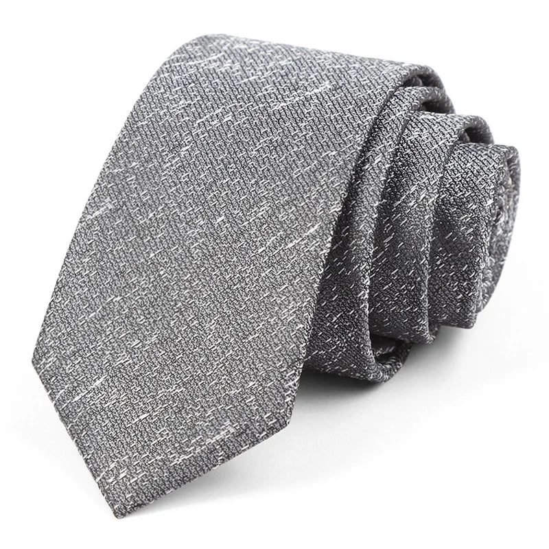 Luxury Skinny 6CM Mens Necktie Ties For Man Striped Plaid Floral Solid Jacquard Ascot Business Party Neck Tie Accssories