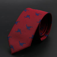 New Men Ties Solid Color Stripe Print Floral 6cm Jacquard Business Neckties Narrow Skinny Tie Wedding Prom Daily Wear Accessory