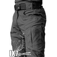 Asian Size Men City Pants Cargo Trousers Multi-pocket Waterproof Wear-resistant Casual Training Overalls Clothing