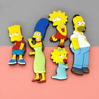 5pcs Anime The Simpsons Fridge Magnets Homer Bart PVC Refrigerator Magnet Kids Stationery Box Magnetic Sticker DIY Decor Gift