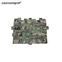 Emersongear Tactical Front MOLLE Panel For Detachable Modular Pouch Plate Bag For AVS JPC Vest Plate Carrier Airsoft Hunting