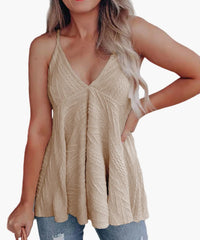 2024 Europe and the United States summer new women's V-neck casual  Tank Tops tops T-shirt