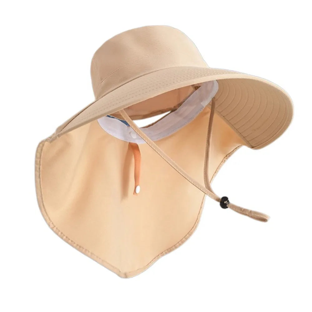 Fashion Anti-UV Wide Brim Sun Hat 50+ UPF Foldable Sun Protection Hat Outdoor Travel Women Bucket Hats Outdoor Sport