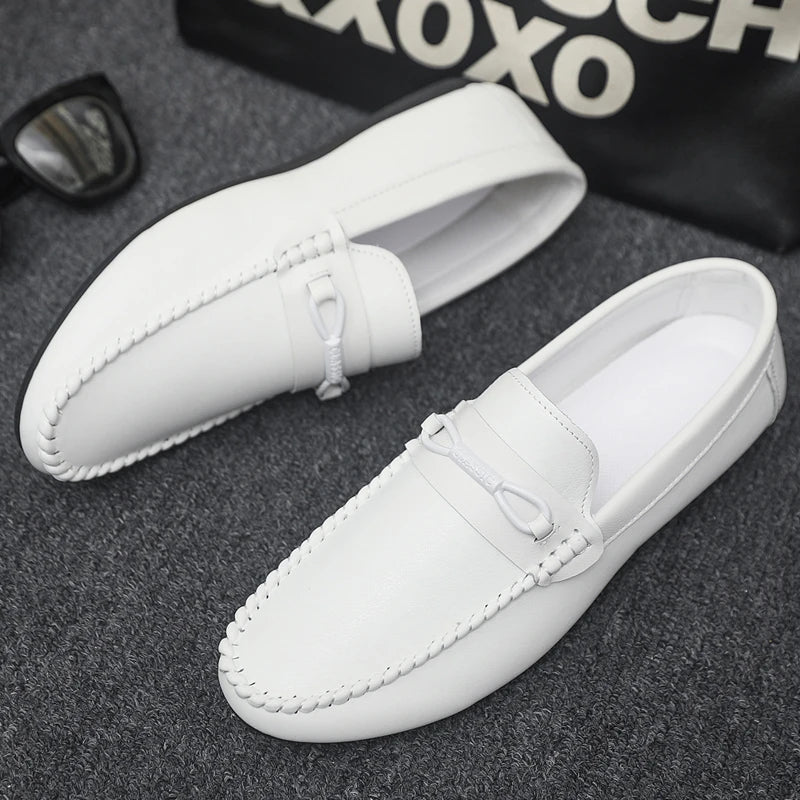 YRZL Mens Summer Shoes Breathable Loafers Lightweight Casual Shoes for Non Slip Walking Shoes Fashion Slip On Sneakers Big Size