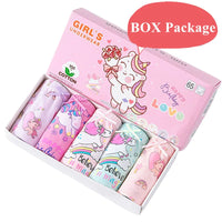 5 Pcs/Box Children Underwear Girl Soft Cotton Girls Briefs Pants Cartoon Lovely Cat Kids Underpants Breathable Panties For Girls