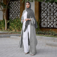 Dubai Muslim Dress Women Kaftan Kimono Jubah Long Robe Abaya Hijab Dresses Elegant Islamic Clothing Turkey Arabic Dress Abayas