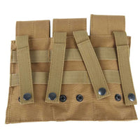 Tactical MOLLE Triple Magazine Pouches Double Triple Shooting Mag Pouch Wargame Paintball 5.56 7.62Mag Bag