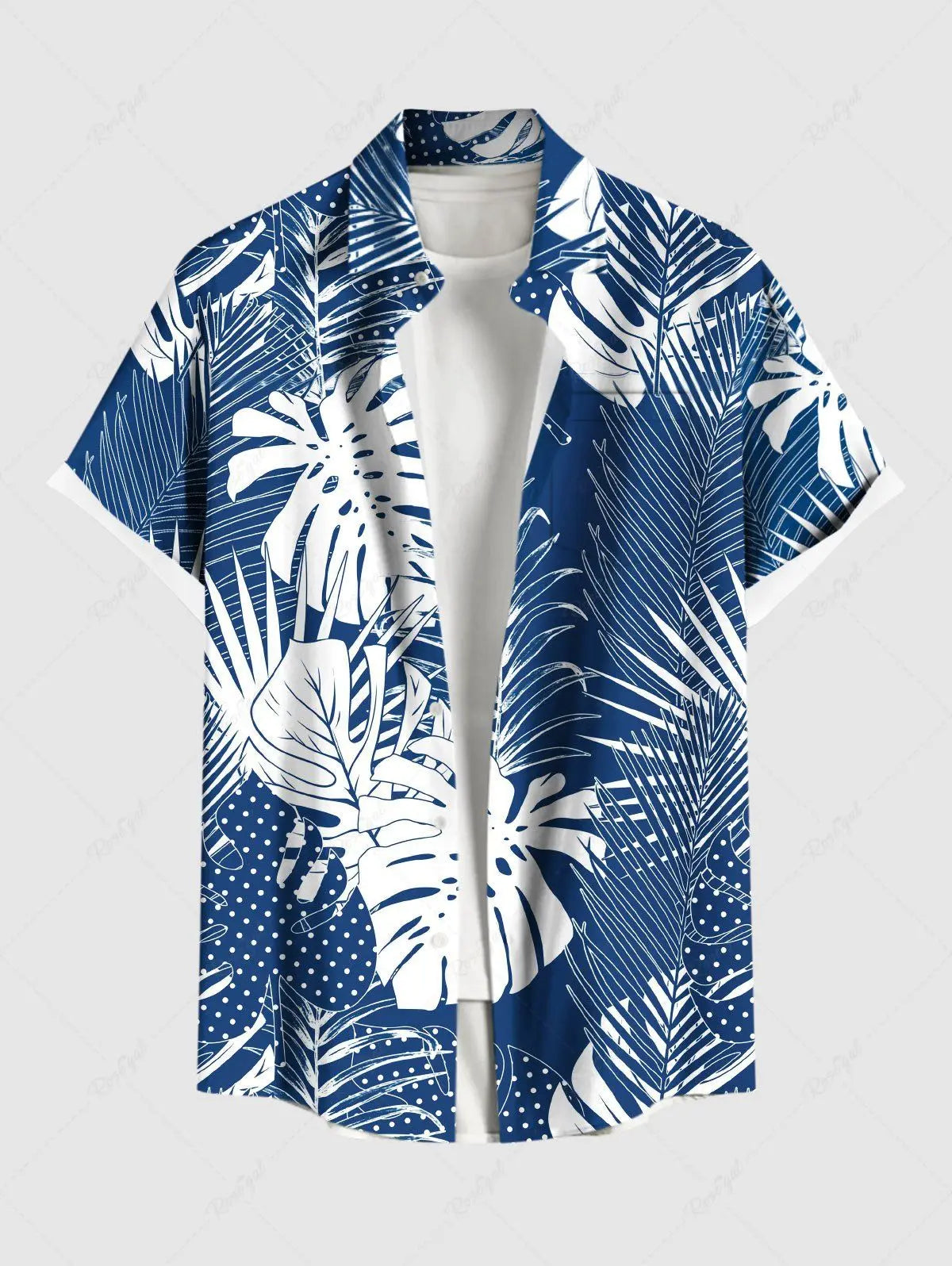 Summer Plus Size Men's Shirt 3D Print Hawaiian Shirts Button Up Beach Vacation Shirts Short Sleeve Shirts Casual Shirts For Men