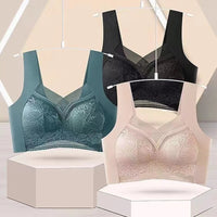 High-quality Sexy Lace Seamless Women's Vest Top Support anti-sagging No Steel Ring Women's Bra Sports Yoga Vest Thin Section