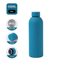Insulated Water Bottle Coffee Cup Thermal Flask Stainless Steel Small Mouth Thermos for Hot Cold Drinks Leakproof Vacuum Flasks