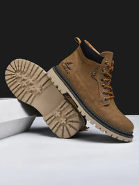 Handmade Men Boots Ankle Winter Leather Shoes Autumn Outdoor Hiking Boots Sneakers Hombres Botas High Top Footwear Anti Slip