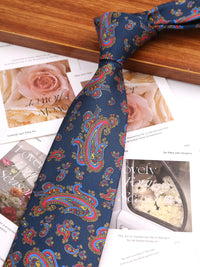 New Printing Men's Soft Thin Tie Creative Graffiti Floral Print Necktie Daily Wear Cravat Wedding Business Party Gift