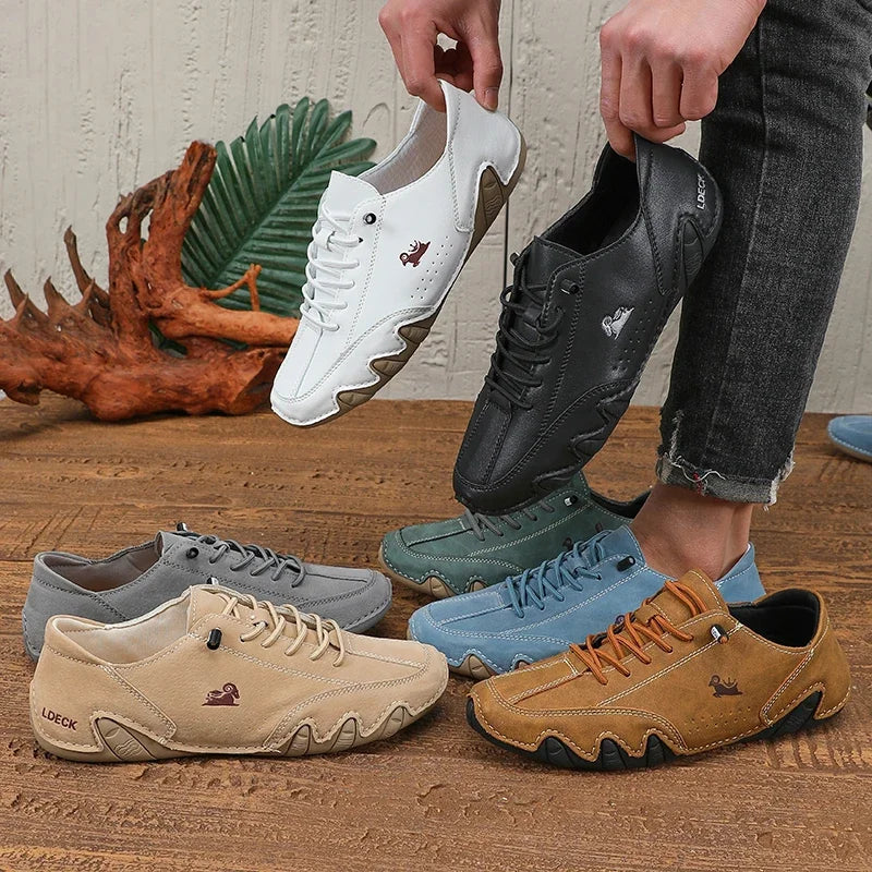 Durable Men's Running Shoes - Stylish High Top Design Women's Hiking Upper and Comfortable Rubber Sole Suitable for All Seasons