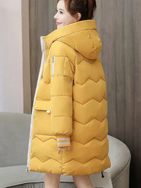 Winter Women Jacket Coats Long Parkas Female Down Cotton Hooded Overcoat Thick Warm Jackets Windproof Casual Student Coat Parka