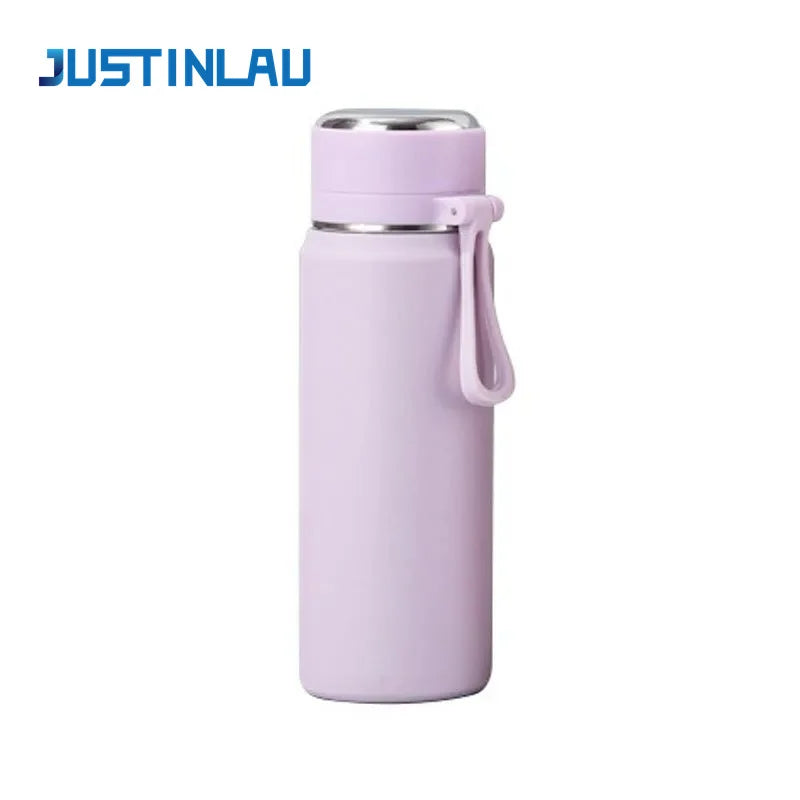 500/600ml Stainless Steel Vacuum Flask Cold&Hot Cup Thermos Cup Double Wall Car Cup Thermal Iced Travel Mug Coffee Insulated Cup