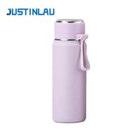 500/600ml Stainless Steel Vacuum Flask Cold&Hot Cup Thermos Cup Double Wall Car Cup Thermal Iced Travel Mug Coffee Insulated Cup