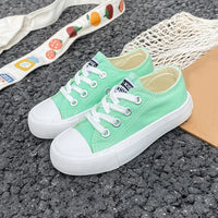 5058Fashionable Spring and Autumn Breathable Children's Canvas Shoes Soft Sole Boys and Girls' Shoes Versatile Children's Cloth