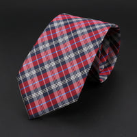 New Style Fashion Jacquard Paisley Striped Necktie For Men 7cm Dark Blue Black Formal Business Party Skinny Slim Cravat Tie Gift