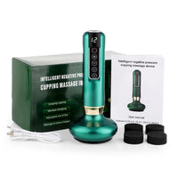 Electric Cupping Device 12 Levels Vacuum Cupping Cans USB Rechargeable Scraping Cupping Cans Suction Massage Apparatus