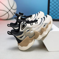 A pair of children's four-season leather sport shoes, wear-resistant and comfortable casual shoes, size 31-40，LY-L9810