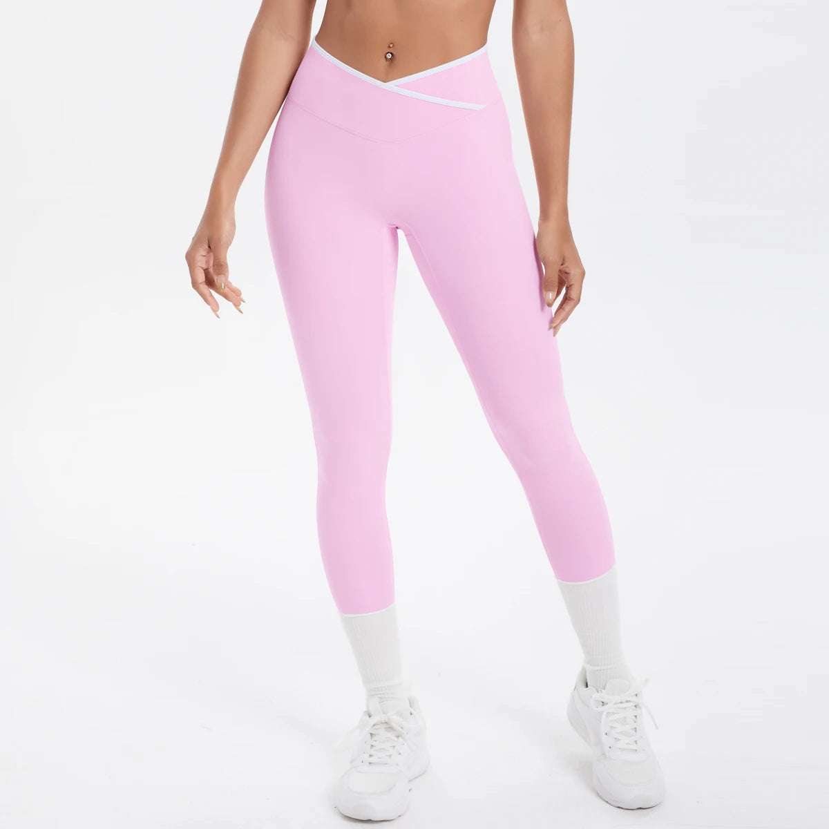 Women Cross High Waisted Sports Suit Breathable Fitness Running Workout Yoga Set Casual Pilates Sportwear Leggings