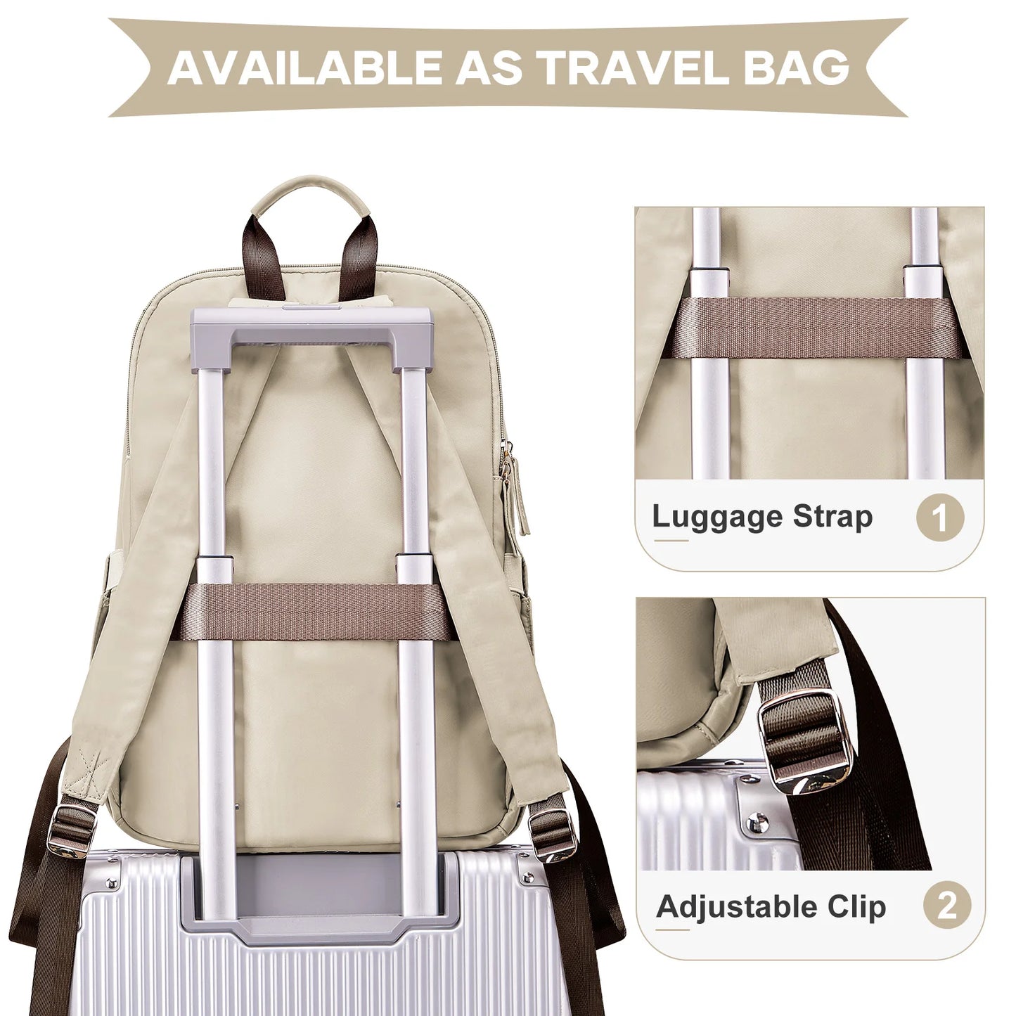 Women's Backpack Handbags Work Bag Casual Backpack, Backpack Ladies Elegant Theft-Proof Bag Travel Backpack, Laptop rucksack