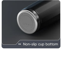 One Button Open Water Bottle with Lifting Rope, Large Capacity Stainless Steel Thermos Bottle,Outdoor Sport Vacuum Flasks