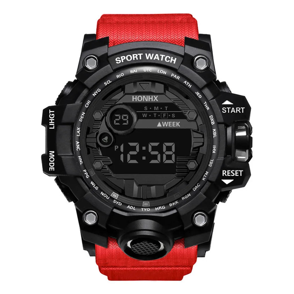 New Multifunctional Electronic Watch for Men Casual Simple Sports Mens Watches Fashionable Wristwatch Accessories