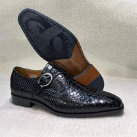 Men's Classic Cow Leather Brogue Shoes Lace-Up Pointed Toe Breathable High-Quality Footwear Sizes 39-46