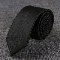 New Skinny 6CM Mens Necktie Slim Narrow Ties For Man Plaids Striped Paisley Jacquard Cravat Business Party Corbatas Neck Tie